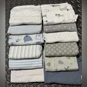 SOLD Receiving blankets for baby boy bulk